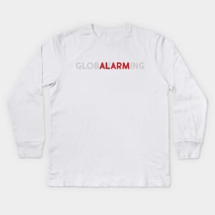 Global Warming Alarm Kids Long Sleeve T-Shirt